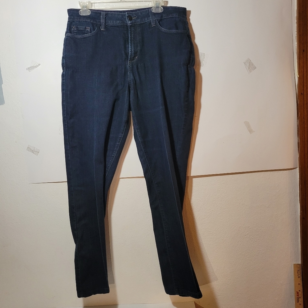 NYDJ denim Boot cut Jeans Made in the USA Lift and Tuck Technology Size 16